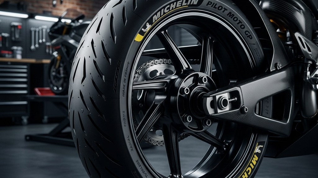 Harga ban Michelin Pilot Moto GP ring 17 compound lengket di tikungan