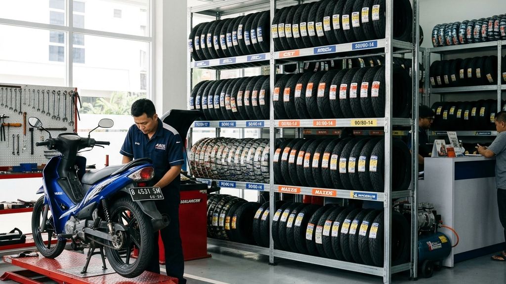 Daftar Harga Ban Motor Murah Berkualitas di Bawah 200 Ribu Rupiah